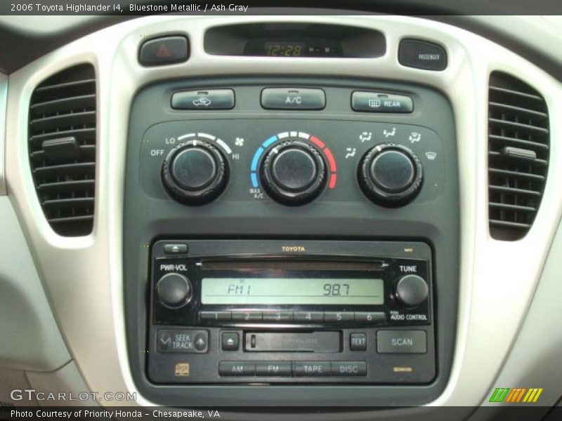 Bluestone Metallic / Ash Gray 2006 Toyota Highlander I4