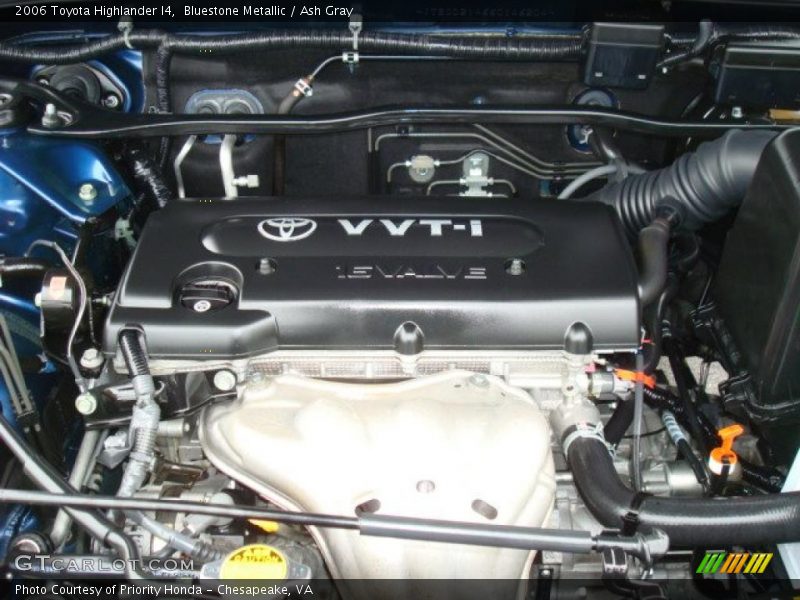 Bluestone Metallic / Ash Gray 2006 Toyota Highlander I4