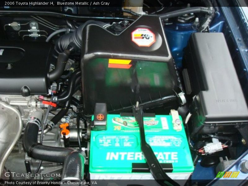 Bluestone Metallic / Ash Gray 2006 Toyota Highlander I4