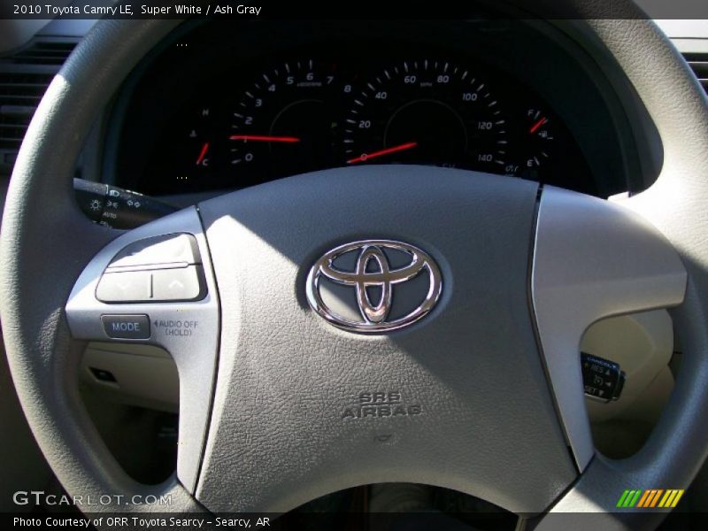Super White / Ash Gray 2010 Toyota Camry LE