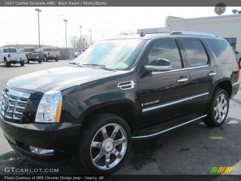 Black Raven / Ebony/Ebony 2007 Cadillac Escalade AWD