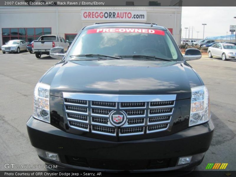 Black Raven / Ebony/Ebony 2007 Cadillac Escalade AWD
