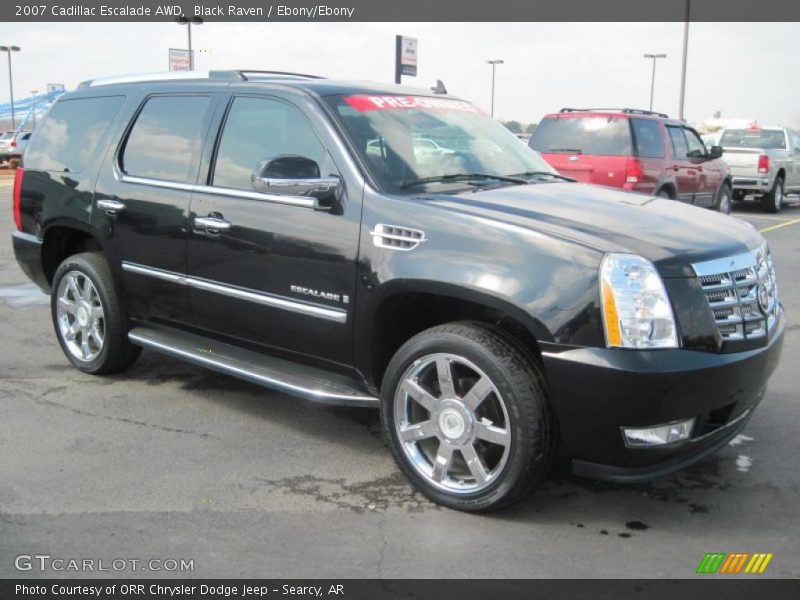Black Raven / Ebony/Ebony 2007 Cadillac Escalade AWD