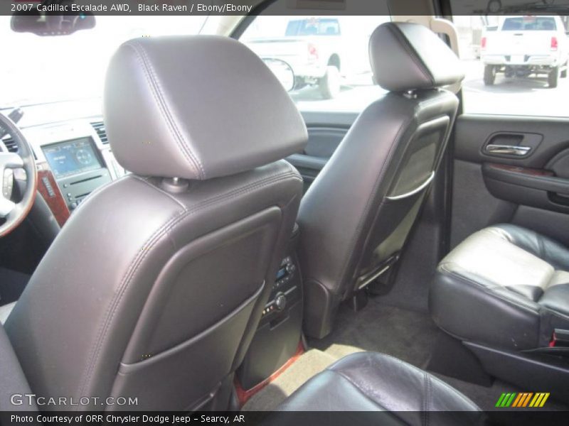 Black Raven / Ebony/Ebony 2007 Cadillac Escalade AWD