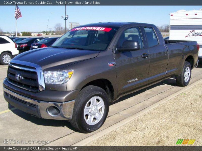 Pyrite Brown Mica / Sand Beige 2010 Toyota Tundra Double Cab