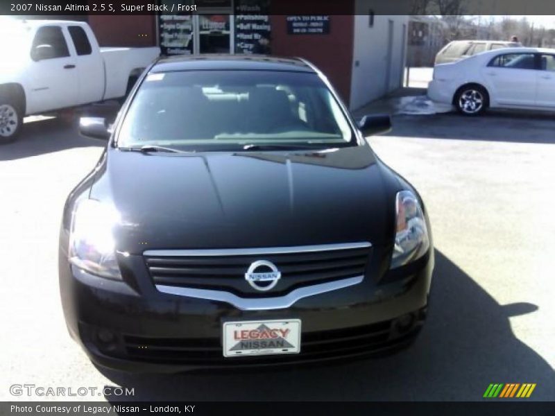 Super Black / Frost 2007 Nissan Altima 2.5 S