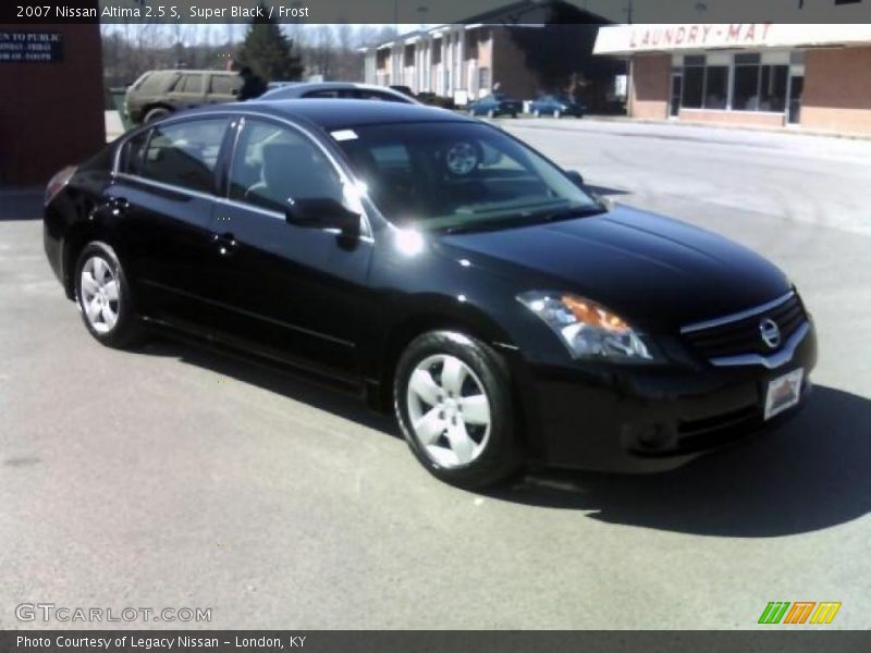 Super Black / Frost 2007 Nissan Altima 2.5 S