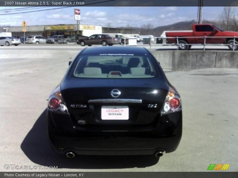 Super Black / Frost 2007 Nissan Altima 2.5 S
