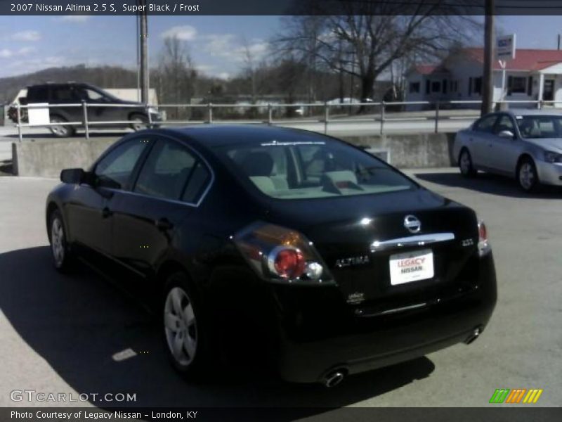 Super Black / Frost 2007 Nissan Altima 2.5 S