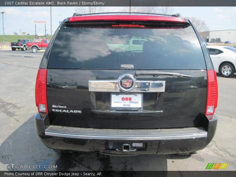 Black Raven / Ebony/Ebony 2007 Cadillac Escalade AWD