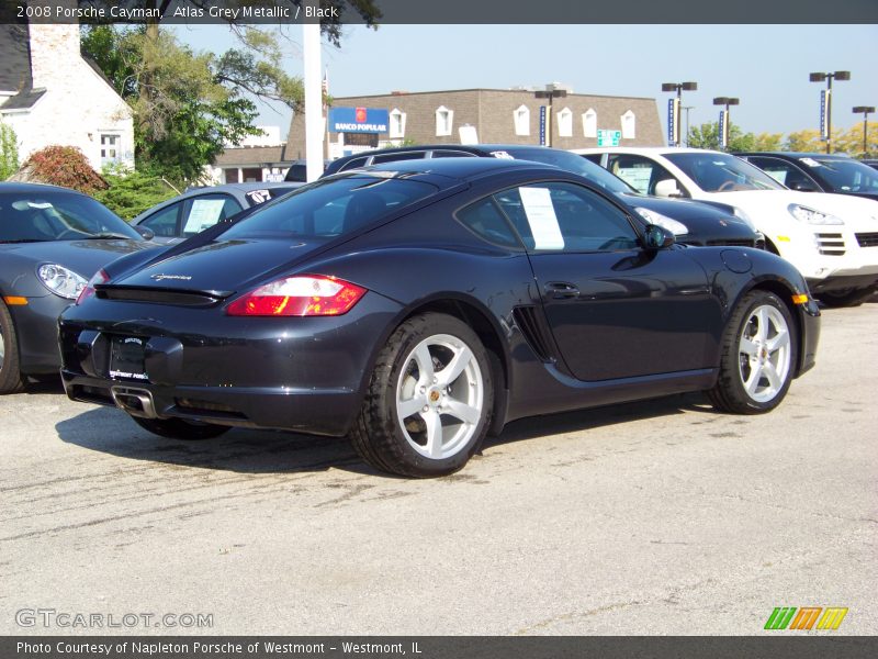 Atlas Grey Metallic / Black 2008 Porsche Cayman