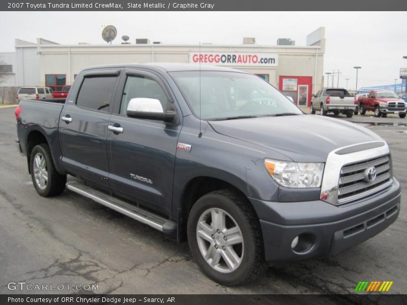 Slate Metallic / Graphite Gray 2007 Toyota Tundra Limited CrewMax