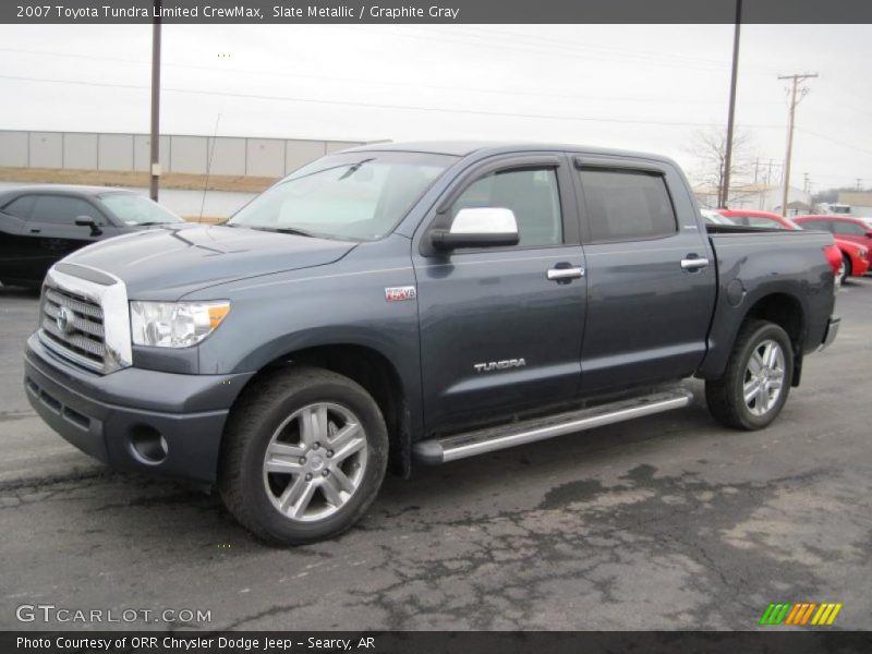 Slate Metallic / Graphite Gray 2007 Toyota Tundra Limited CrewMax