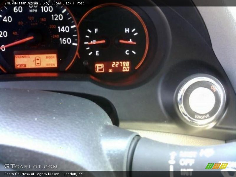 Super Black / Frost 2007 Nissan Altima 2.5 S