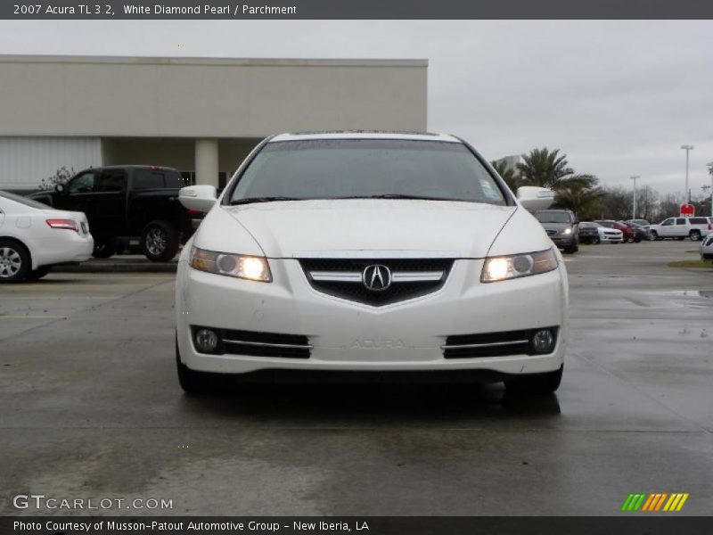 White Diamond Pearl / Parchment 2007 Acura TL 3.2