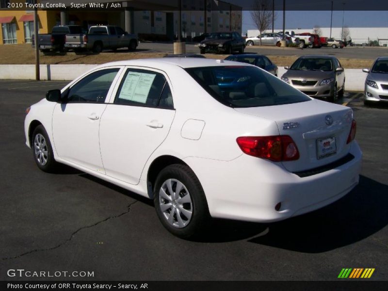 Super White / Ash 2010 Toyota Corolla