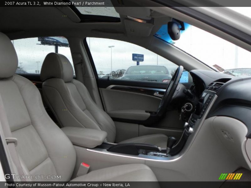 White Diamond Pearl / Parchment 2007 Acura TL 3.2