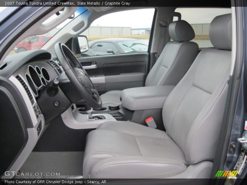 Slate Metallic / Graphite Gray 2007 Toyota Tundra Limited CrewMax