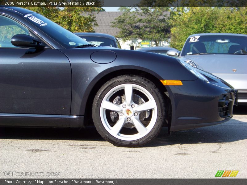 Atlas Grey Metallic / Black 2008 Porsche Cayman