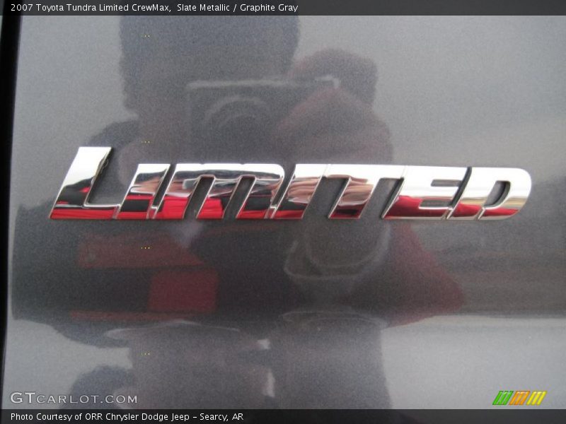 Slate Metallic / Graphite Gray 2007 Toyota Tundra Limited CrewMax