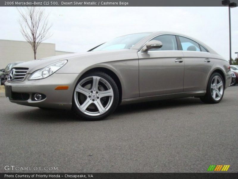 Desert Silver Metallic / Cashmere Beige 2006 Mercedes-Benz CLS 500