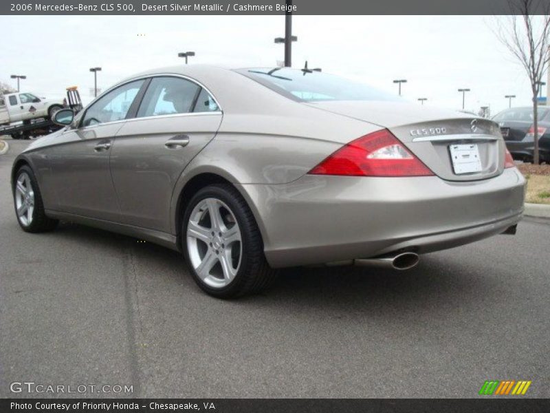 Desert Silver Metallic / Cashmere Beige 2006 Mercedes-Benz CLS 500