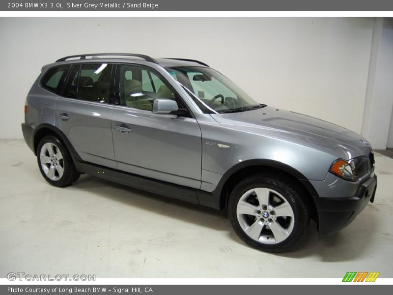 Silver Grey Metallic / Sand Beige 2004 BMW X3 3.0i
