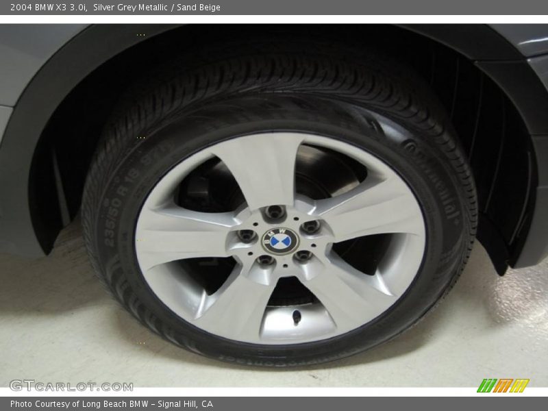 Silver Grey Metallic / Sand Beige 2004 BMW X3 3.0i