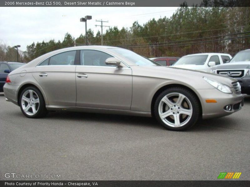 Desert Silver Metallic / Cashmere Beige 2006 Mercedes-Benz CLS 500