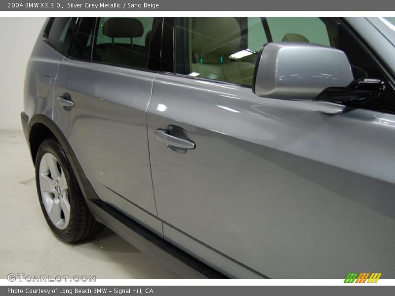Silver Grey Metallic / Sand Beige 2004 BMW X3 3.0i