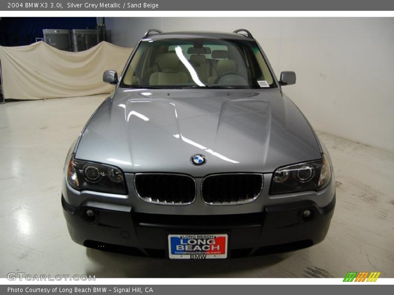 Silver Grey Metallic / Sand Beige 2004 BMW X3 3.0i