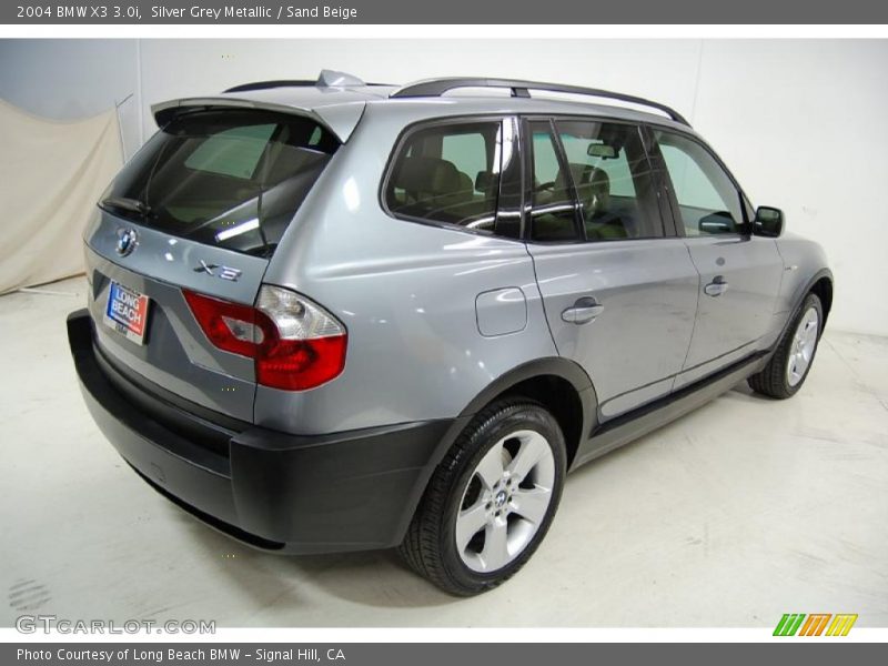 Silver Grey Metallic / Sand Beige 2004 BMW X3 3.0i