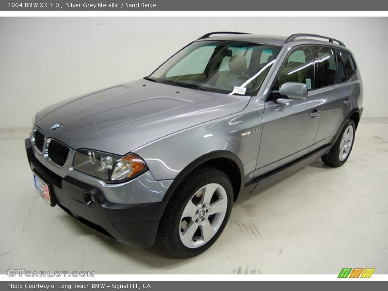 Silver Grey Metallic / Sand Beige 2004 BMW X3 3.0i