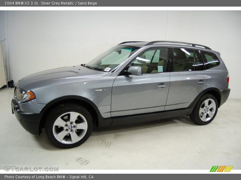 Silver Grey Metallic / Sand Beige 2004 BMW X3 3.0i