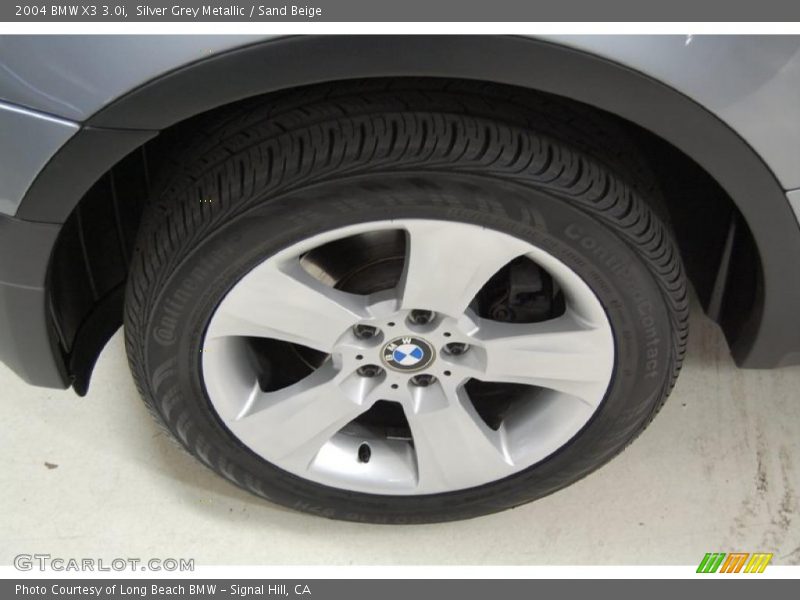 Silver Grey Metallic / Sand Beige 2004 BMW X3 3.0i