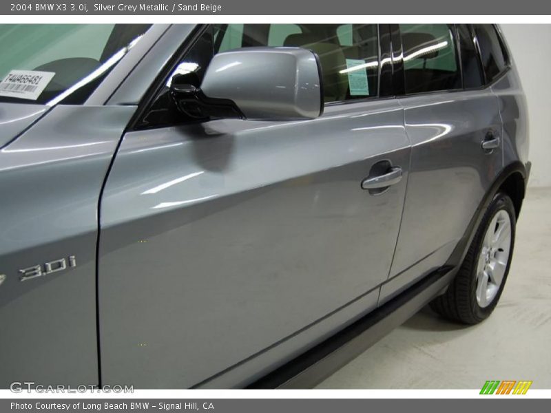 Silver Grey Metallic / Sand Beige 2004 BMW X3 3.0i