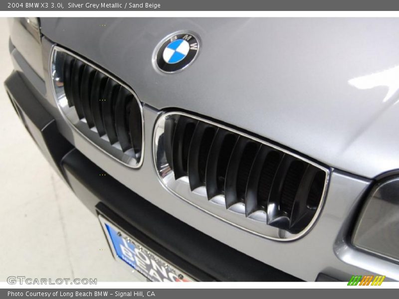 Silver Grey Metallic / Sand Beige 2004 BMW X3 3.0i