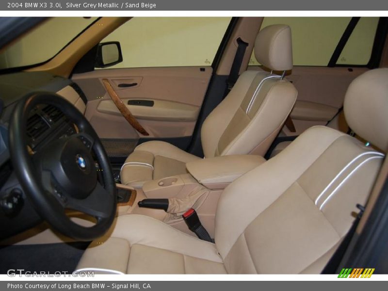 Silver Grey Metallic / Sand Beige 2004 BMW X3 3.0i