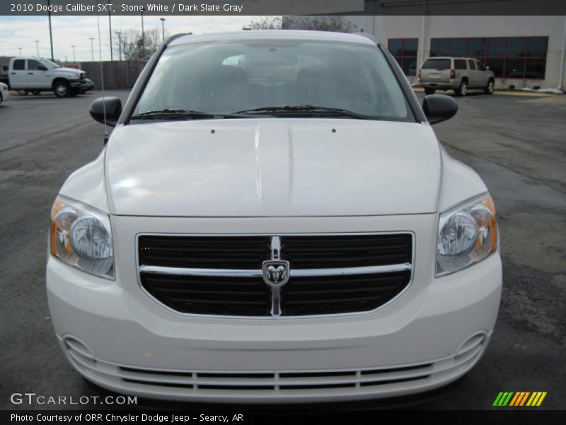 Stone White / Dark Slate Gray 2010 Dodge Caliber SXT