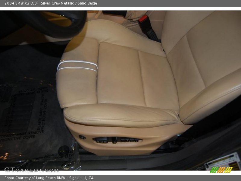 Silver Grey Metallic / Sand Beige 2004 BMW X3 3.0i