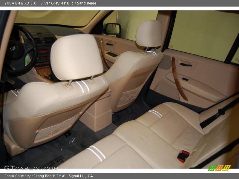 Silver Grey Metallic / Sand Beige 2004 BMW X3 3.0i
