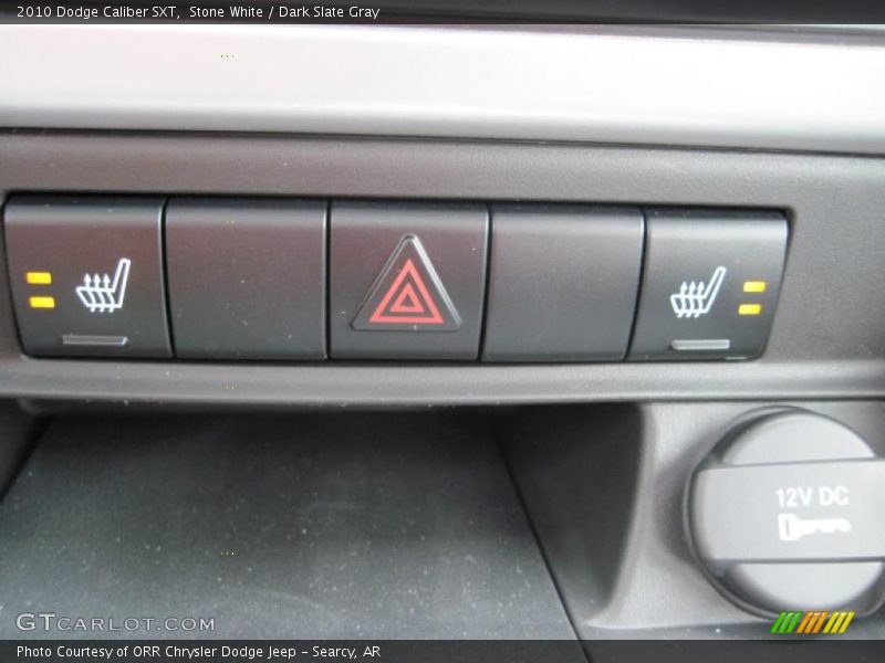 Stone White / Dark Slate Gray 2010 Dodge Caliber SXT