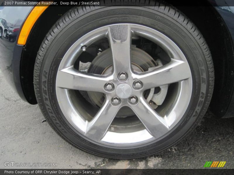 Deep Blue / Steel/Sand 2007 Pontiac Solstice Roadster