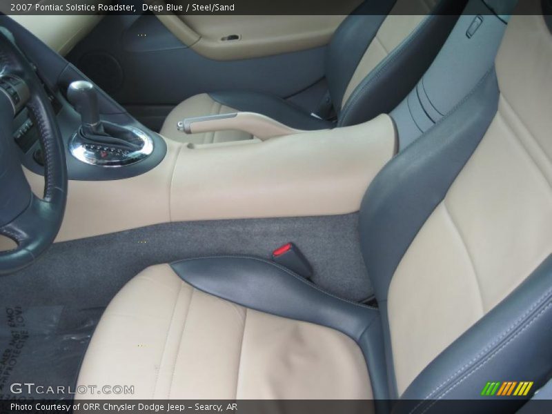 Deep Blue / Steel/Sand 2007 Pontiac Solstice Roadster