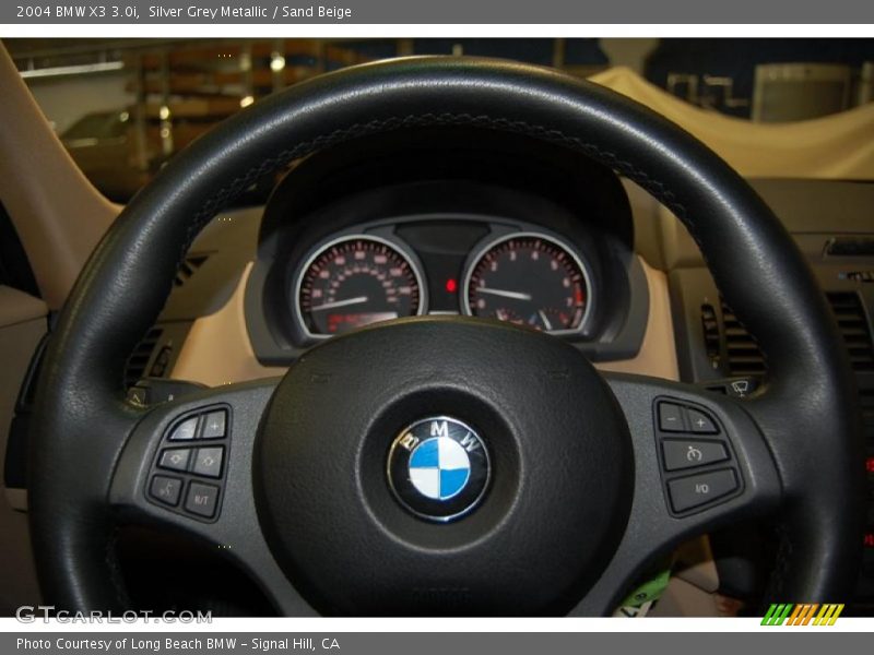 Silver Grey Metallic / Sand Beige 2004 BMW X3 3.0i