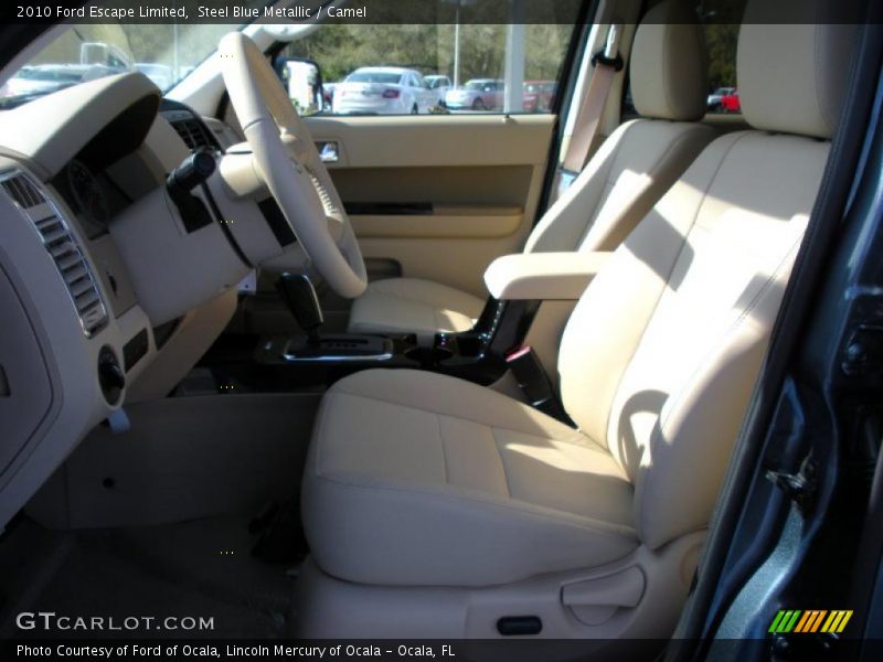 Steel Blue Metallic / Camel 2010 Ford Escape Limited