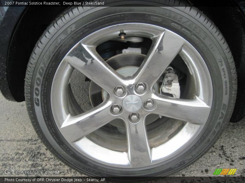 Deep Blue / Steel/Sand 2007 Pontiac Solstice Roadster