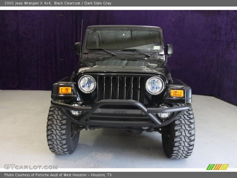Black Clearcoat / Dark Slate Gray 2003 Jeep Wrangler X 4x4