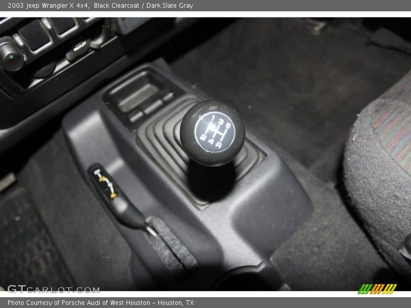 Black Clearcoat / Dark Slate Gray 2003 Jeep Wrangler X 4x4