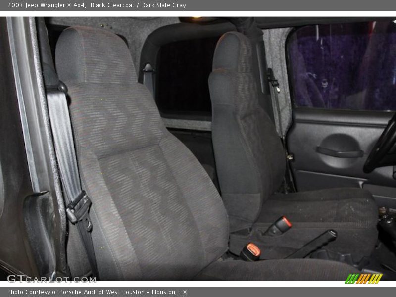 Black Clearcoat / Dark Slate Gray 2003 Jeep Wrangler X 4x4
